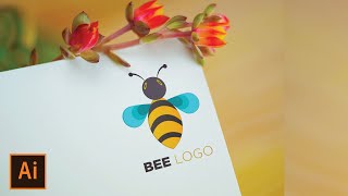 Professional Logo Design Adobe Illustrator Cc Bee Logo