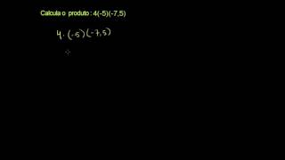 Multiplicação de números com sinais diferentes - Khan Academy em português (7º ano)