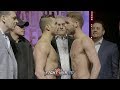 FACE TO FACE! BJ SAUNDERS VS DAVID LEMIEUX - FULL WEIGH & FACE OFF VIDEO