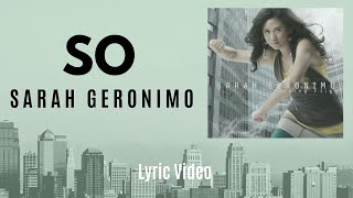 Watch Sarah Geronimo So video