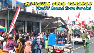 Momen-Momen Keseruan Acara Carnaval Di Desa Garahan Full Sound Horeg Dan Pargoy