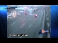 Pickup truck flies off I-93 onto lower deck near Zakim Bridge