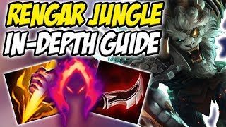 GUIDE ON HOW TO PLAY RENGAR JUNGLE IN SEASON 8! CRAZY ONE SHOT POTENTIAL - League of Legends