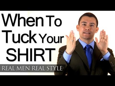 Does A Man Need To Tuck In His Shirt - When To Wear a Shirt Tucked - What Style Can Be Worn Untucked Does A Man Need To Tuck In His Shirt - When To Wear a Shirt Tucked - What Style Can Be Worn Untucked
