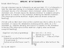 Java Tutorial 12.2 Labels break and continue statements Part 2/2
