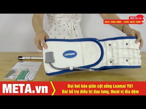 Đai hơi kéo giãn cột sống Leamai Y01, đai hỗ trợ điều trị đau lưng, thoát vị đĩa đệm