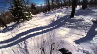 Skiing Bretton Woods Trey Josh Tessa 022014