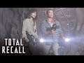 Benny Tries To Grind Up Quaid & Melina w/ a Martian Drill Vehicle | Total Recall