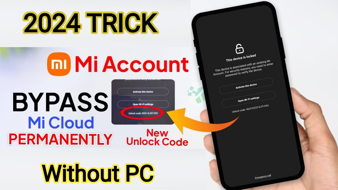 MI Account Remove Permanent | New Unlock Code Free MI Account Remove Permanent | New Unlock Code Free