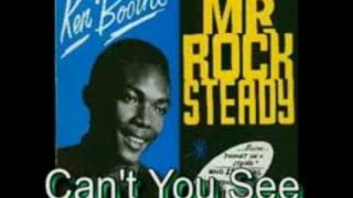 Watch Ken Boothe Cant You See video