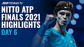 Rublev & Ruud Battle for the Semis; Djokovic Faces Norrie | Nitto ATP Finals 2021 Highlights Day 6