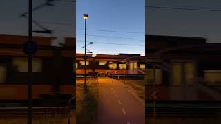 Kesköine Rong Sauel. Midnight Train At Saue, Estonia