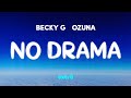 Becky G, Ozuna - No Drama (Lyrics / Letra)