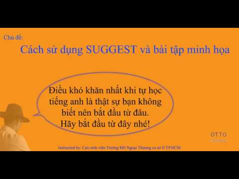 Cách sử dụng SUGGEST