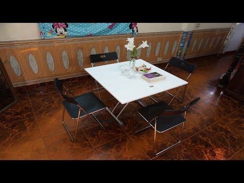 Bàn Gấp Gỗ Đa Năng - Multipurpose Folding Table - Do Go 24H