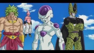 Goku Defeats Frieza, Broly, Cell & Kid Buu Battle Of Z
