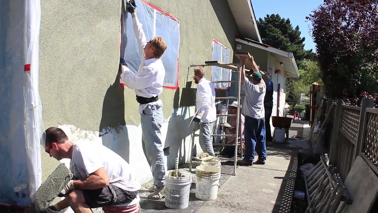 New application of color over painted stucco, color coating stucco tips