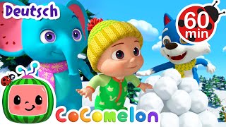 Schmückt den Saal | CoComelon - JJ's Animal Time Deutsch | Cartoons und Kinderlieder