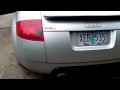 Audi TT 1.8T Straight Pipe Exhaust