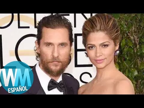 ¡Top 10 Famosos de Hollywood Casados con LATINAS!