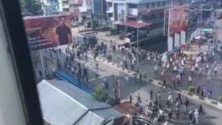 UMMAT ISLAM SAAT AKSI BELA ULAMA 205 DI PONTIANAK, KALBAR