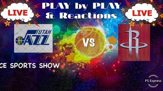 UTAH JAZZ VS HOUSTON ROCKETS LIVE REACTIONS PLAY BY PLAY