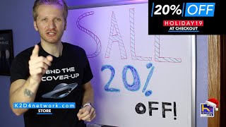 20% OFF @ K2D4network Store!