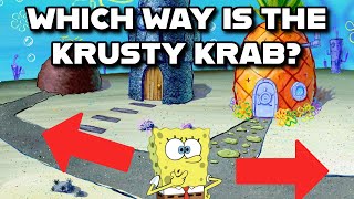 Which Way Does Spongebob Walk To Work?