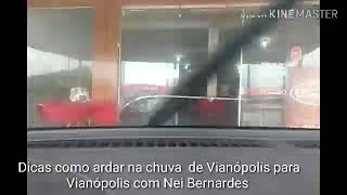 Como conduzir no asfalto com chuva rodovia GO 010 330 de Vianópolis GO para Silvânia GO por Nei Bern