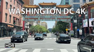 Driving Washington Dc 4K Hdr - Capital City Of The United States - Usa