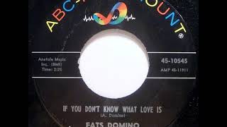 Watch Fats Domino If You Dont Know What Love Is video