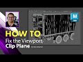 How To : Fix the Viewport Clip Plane in Maya