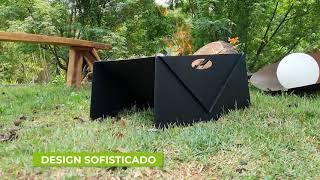 Montagem E Funcionamento Da Lareira Externa Portátil Megalux