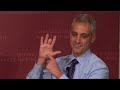 Rahm Emanuel in Conversation with Lois Romano | Institute of Politics