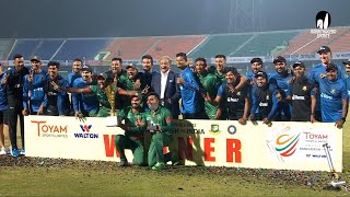Prize giving ceremony || 3rd ODI || India tour of Bangladesh 2022