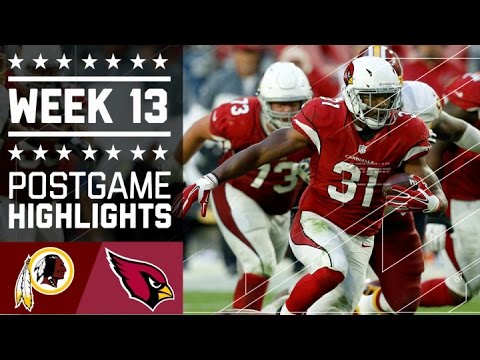 Redskins Vs Cardinals Nfl Week 13 Game Highlights Redskins Vs Cardinals Nfl Week 13 Game Highlights