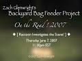 Raccoon on the Move! [Backyard Bag Feeder Project]