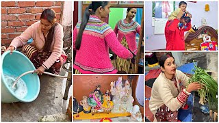 शम क Hardwork नपटक चल मयक House Cleaning Vlog Indian Mom Saree Cleaning Vlog