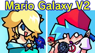 Friday Night Funkin' Vs Super Mario Galaxy | Super Funkin Galaxy V2 Demo (Fnf Mod) (Luigi/Rosalina)