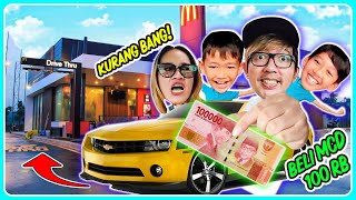 BANG CUPU PESEN MENU TERMURAH DI MEKDI!! 100RIBU TAPI BUAT RAME-RAME EMANG BOLEH