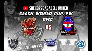 LIVE. PARTE 1. FW CWC / CWC CATALUNYA VS. CWC LEBANON. Clash of Clans