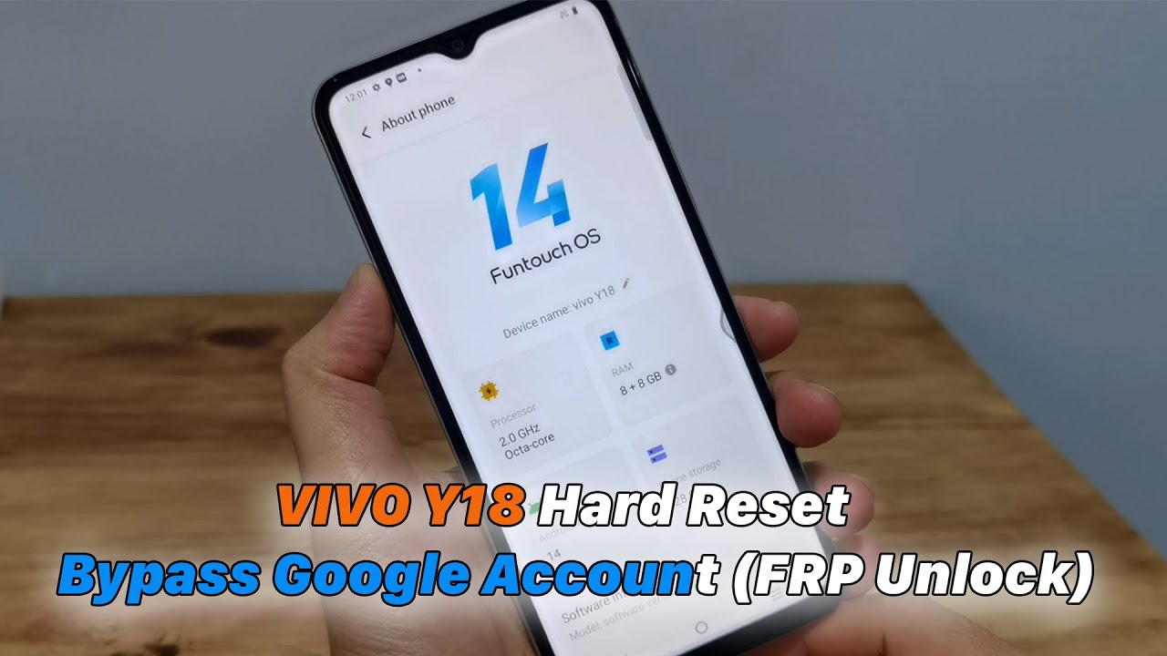 VIVO Y18 Hard Reset – Bypass Google Account (FRP VIVO Y18 Hard Reset – Bypass Google Account (FRP