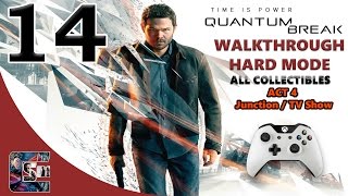 Quantum Break Walkthrough - HARD - All Collectibles ACT 4 Junction / TV Show