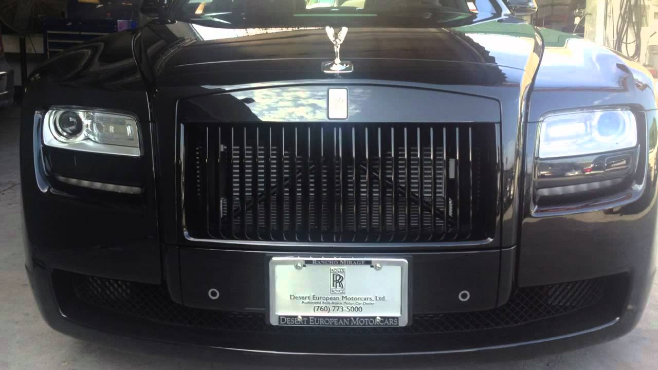 Murdered Out Rolls Royce Ghost - YouTube