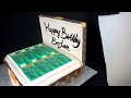 fondant suitcase cake