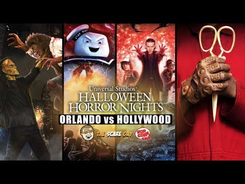 HALLOWEEN HORROR NIGHTS ORLANDO VS. HOLLYWOOD