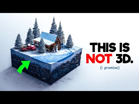 This is NOT 3D SOFTWARE? | Making a Christmas &#039;&#039;Microworld&#039;&#039;