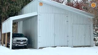 26'x32' Post Frame Storage Building in Sicamous - Client Review