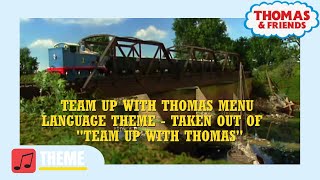 Team Up With Thomas Menu Language Theme - Taken Out Of Team Up With Thomas