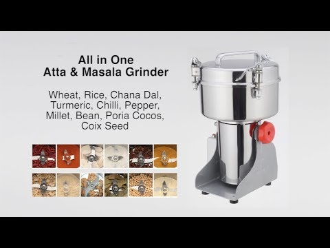 Automatic flour mill and spices grinder chakki for easy everyday milling at home.